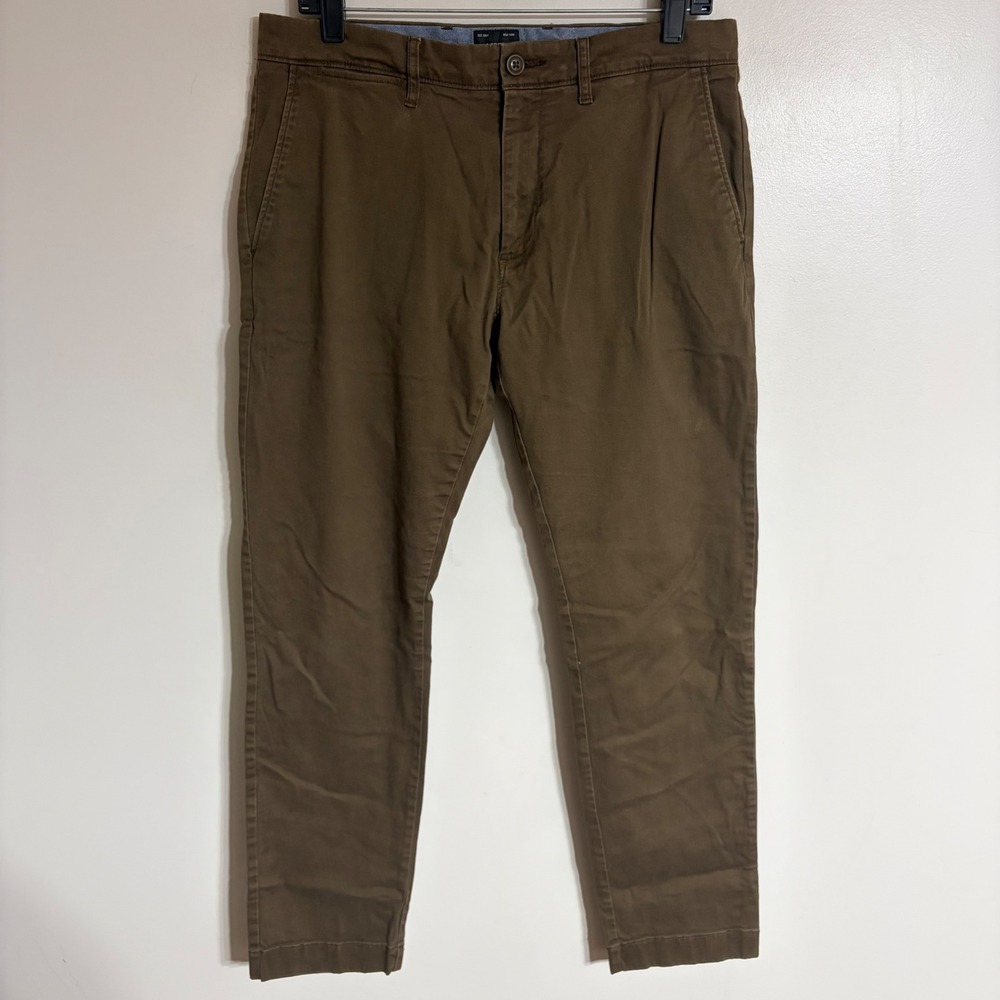 J.Crew 484 Slim Fit Chino Pants Mens 31x30 Brown Cotton Twill Trousers